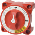 Blue Sea Systems 5511e e-Series Battery Switch Dual Circuit Plus, 32V DC, 350A, Red