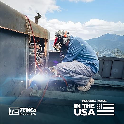 TEMCo 4 Gauge AWG 20 Ft Red Flexible Pure Copper Made in USA Welding Cable Battery Wire - Heavy Duty Solar, Inverter, Car, RV, Truck