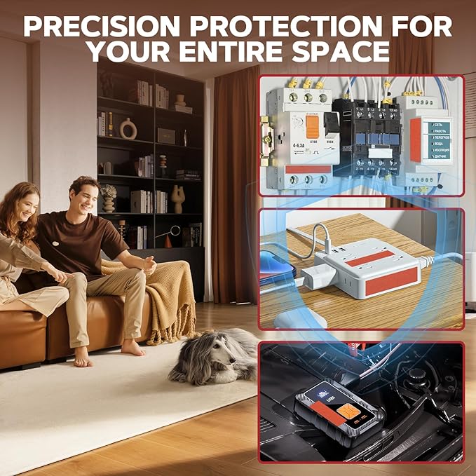 Fire Prevention Stickers 3-Pack, Cuttable Fire Suppression Sheets for Electrical Panels, Outlets&Appliances, MNNEWMAT Automatic Fire Prevention Pads,Easy Install Self-Adhesive Flame Suppressant Sheets