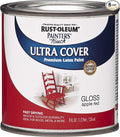Rust-Oleum 1966730 Painter's Touch Latex Paint, Half Pint, Gloss Apple Red, 8 Fl Oz (Pack of 6)