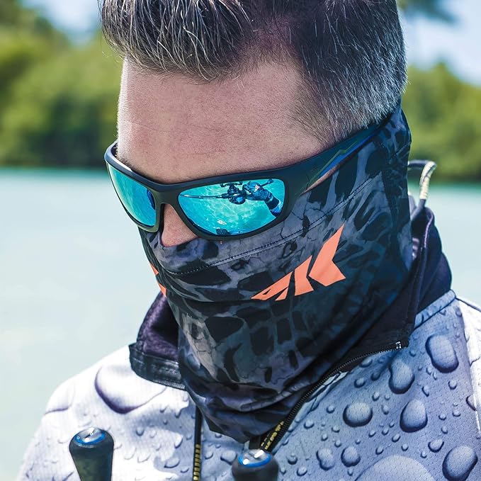 KastKing Sol Armis Neck Gaiter - UPF 50 Face Mask - UV Sun Protection Mask for Men & Women, Fishing, Hiking