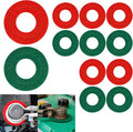 8PCS Battery Terminal Anti Corrosion Washers Fiber, Battery Terminal Protector, 4 Red & 4 Green Battery Terminal Protector for Protecting Battery Terminal, Universal Accessories (Red+Green-1, 12PCS)