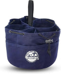 Graintex 18 Pockets Grab Bag Rip-stop Canvas Drawstring Closure, Small Part Organizer Pouch, Small Tools, Screws, Parts, Parachute Tool Bag for Efficient Storage - Navy Blue