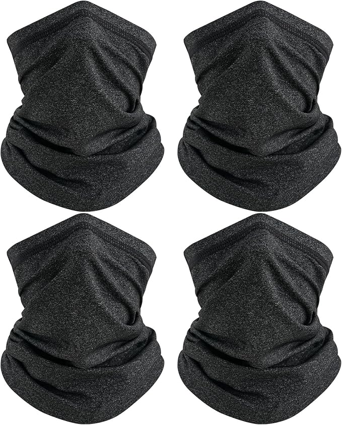 TICONN Neck Gaiter Face Cover Scarf, Neck Warmer Breathable Sun & Wind-proof for Skiing Fishing Hiking Cycling