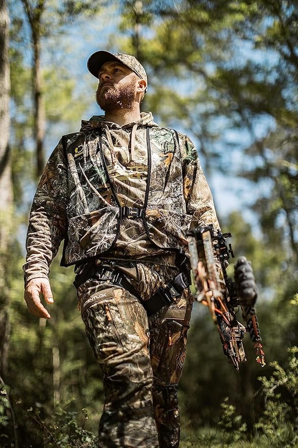 Hunter Safety System TreeStalker II Harness: Lightweight Tree Stand Safety Harness for Hunting, All-Season Fit
