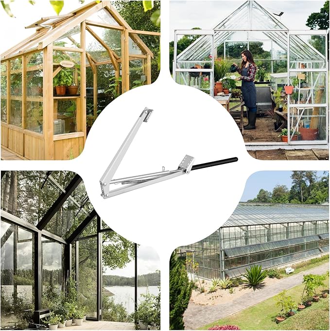 Auto Roof Vent Opener 2PCS Greenhouse Automatic Vent Window Opener Greenhouse Accessories Solar Heat Sensitive Auto Vent Kit Gardening Tools for Ventilation