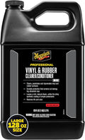 Meguiar's M40 Vinyl and Rubber Cleaner and Conditioner, Screens Out UV Rays and Leaves Behind a Natural Sheen, Restores Vinyl and Rubber Surfaces, Comes in a Convenient Spray Bottle, 1 Gal