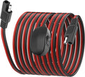 XMSJSIY SAE Extension Cable with ON/Off Switch 14AWG Solar Power Cable Wire Harness Quick Connect Wire 12V-24V SAE Connector for Solar Panel RV Motorcycle Camp Trailer - 2.5M/8.2FT