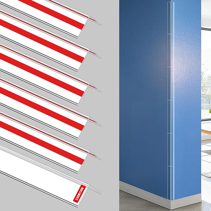 Clear Corner Protectors – Self-Adhesive Baby Proofing Safety Bumpers for Walls, Furniture, Cabinets & Desks – Freely Spliced to Meet Your Needs (6PCS, 2.5x60.96cm/1.0x24in)