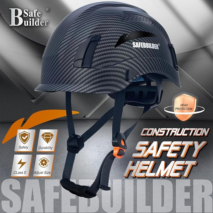 Safety Helmet Hard Hats Construction Head Protection 6-Point Suspension Lightweight Work Outdoor,Industrial ANSI Approved