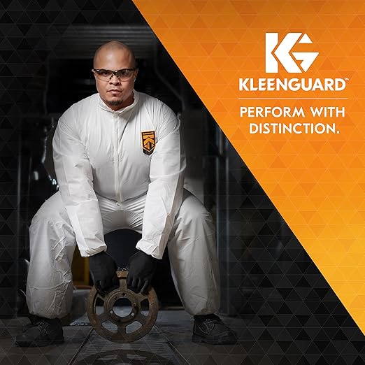 KleenGuard™ A40 Liquid & Particle Protection Coveralls (37687), White, 2XL