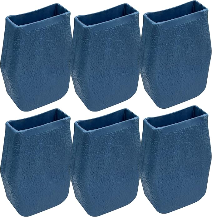 6 Pack AC19-2 Extension Ladder Covers Fit for Werner Extension Ladders, Ladder Pads Fit All Werner Ladders Except 500, D500, D7136-2, D7140-2 & MT, Ladder Stabilizer Bumpers Rubber End Caps Mitts