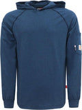 BOCOMAL FR Hooded T Shirts Heather Series 6oz Flame Resistant NFPA2112 CAT2 Fire Retardant Hoodies Work Shirt