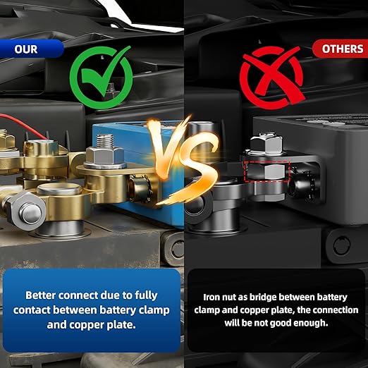 12V 240A Remote Battery Disconnect Switch Kill Switch Automatic Power Shut Off Switch Remote Control Switch for Auto Car Truck Boat