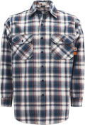 VATRENUS FR Shirts for Men 6.5oz Button Down Flame Resistant 100% Cotton Men's Pre-Washed Fire Retardant Work Shirt