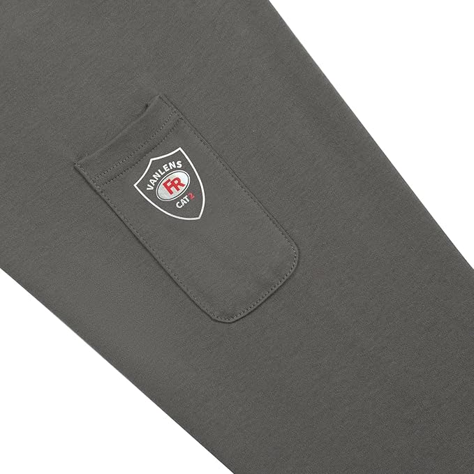 FR Shirts for Men CAT2/HRC2 Flame Resistant Shirts 6.5oz Light Weight Long Sleeve Fire Retardant Shirts