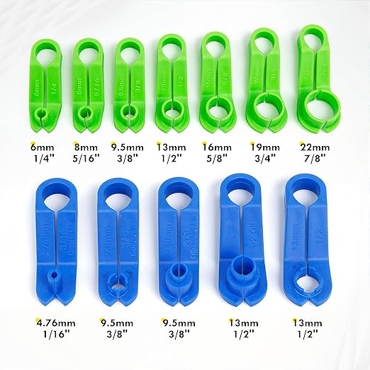 45pcs Master Quick Disconnect Tool Set, Fuel Line Disconnect Tool Kit for Automotive A/C Fuel & Transmission Systems, Transmission Line Disconnect Tool Compatible with Various Automotives