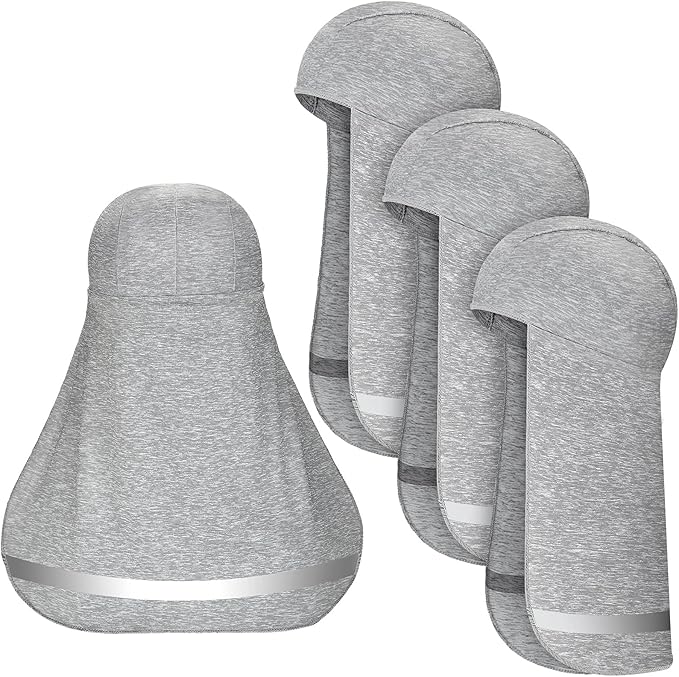 Sintege 4 Pieces Sun Shade Hat Neck Sun Shade Hat Cooling Skull Cap