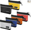 TICONN Tool Pouches with Zipper, 1680D Oxford Small Tool Bags, Waterproof Utility Bag Zipper Pouch for Tool Organizers and Storage (6 Pack Small)