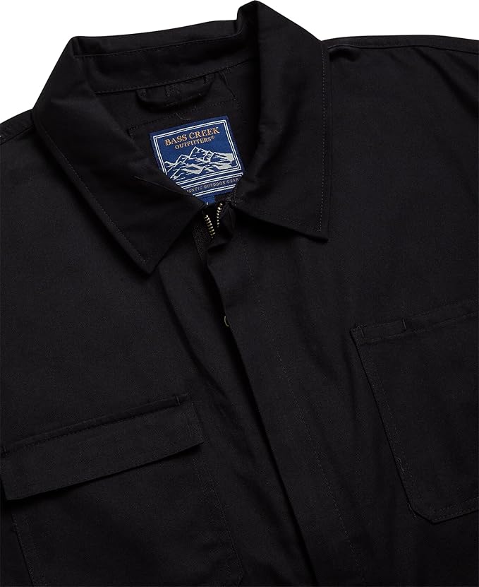 Bass Creek Outfitters Mens Coveralls - Heavy Duty Duck Canvas Short Sleeve Workwear Insulated Coveralls for Men