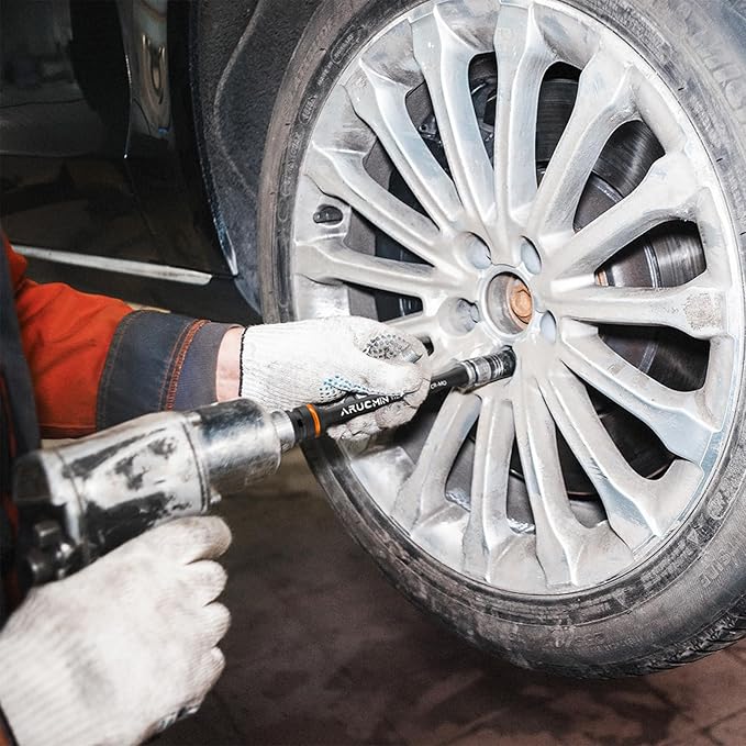 1/2" Drive 130 Ft-Lbs Torque Limiting Extension Bar, 8 Inch Color-Coded Lug Nut Torque Sticks