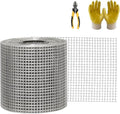 4" Stainless Steel Mesh Roll, 4in x 50FT Gutter Guard Leaf Filter for Rain Gutters, Solar Panel Bird Guard Mesh & Critter Guard Fence