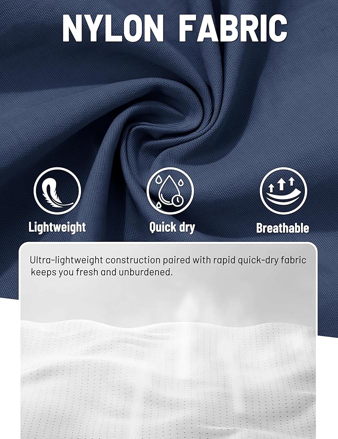 TACVASEN Men's Convertible Long Sleeve Fishing Shirts Lightweight Quick Dry Button Up Tactical Sun Shirts for Safari Hiking