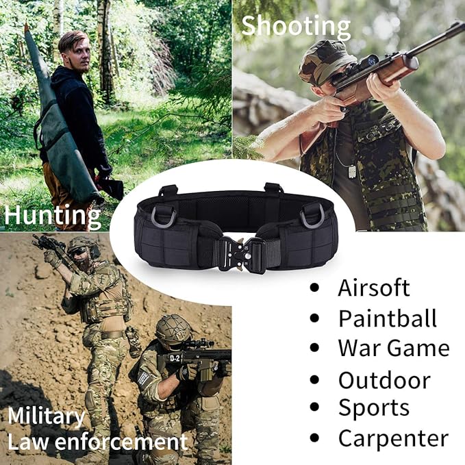 Tactical Battle Belt Set, Molle, Shooting, War Belt