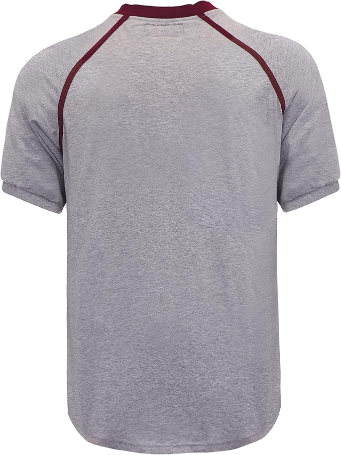 BOCOMAL FR Shirts 5.5oz Light Weight Henley and Short Sleeve Flame Resistant/Fire Retardant Clothing Shirt