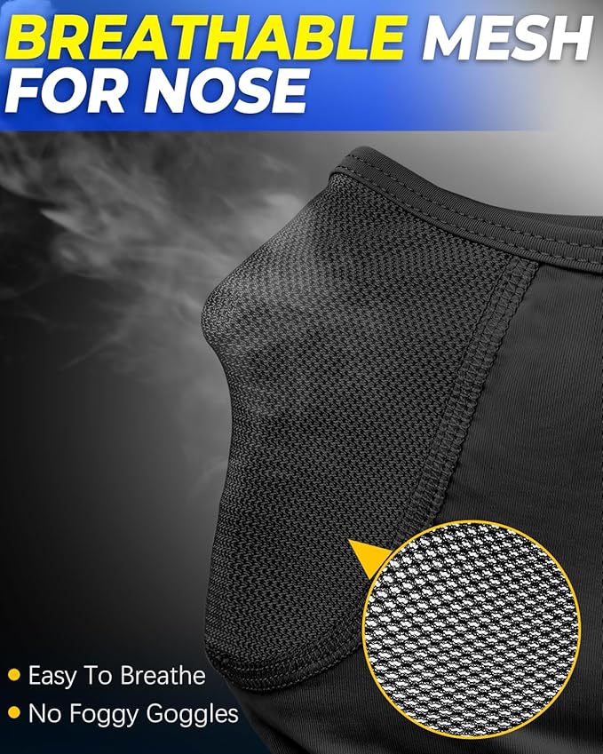 3 in 1 Summer Cooling Balaclava Hood Face Mask with Ear Loops Men Women Sun UV Protection Breathable Full Head Cover