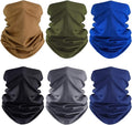 Geyoga 6 Pieces Summer UV Protection Cooling Neck Gaiter Face Clothing Neck Gaiter Mask Scarf Sunscreen Breathable Bandana