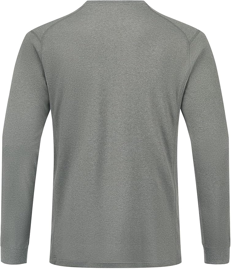 FR Shirts for Summer Crew T-Shirt 5.5OZ Heather Jersey Flame Resistant Long Sleeve Crew T Shirt CAT2