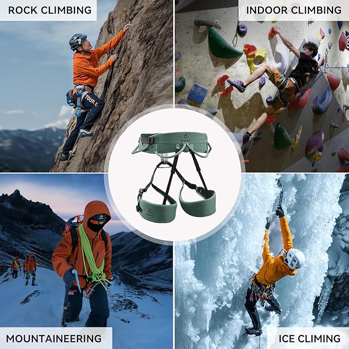 KAILAS B3 Rock Climbing Harness Men Adjustable Roofing Harness Indoor Climbing Rappelling Harness Women Protect Durable