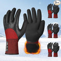 Schwer 3 Pairs Winter Work Gloves with 3/4 Double-Dipped Coating, Thermal Insulated Gloves with Grip & Abrasion Resistance, ANSI A2 Cut Resistant Warm Glove for Cold Weather, Snow, S, CR3313