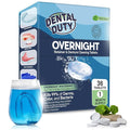 36 units Overnight Retainer & Denture Cleaning Tablets- Extra Strength, Best Cleaner Removes Bad Odor, Plaque, Stains from Retainers, Night Guards, Mouth Guard, & Dental Appliances.
