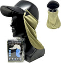 CoolNES - UV Sun Protection Neck Drape Adjustable Multifunctional 2 in 1 Face Covering for Outdoor Fishing - Unisex