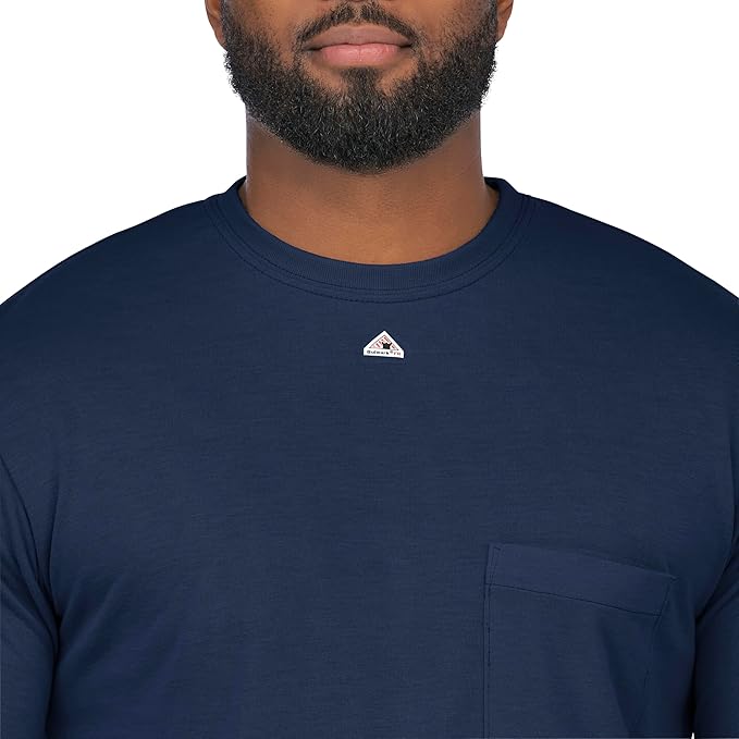 Bulwark FR Men's Fire Resistant Long Sleeve Lightweight T-Shirt