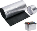 82.6 x 7 Inches Car Battery Insulation Kit,Universal Battery Blanket for Cold Weather Protector,Car Battery Insulation Cover for Vehicle Truck RV Batteries