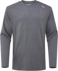 FR Shirts for Summer 5.5OZ Lightweight Breathable Vented Mesh Flame Resistant Long Sleeve Crew T-Shirt CAT2