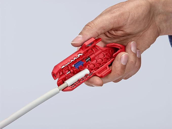 KNIPEX - 16 95 01 SB Tools - Ergostrip, Metric Sizes, Right Handed Version (169501SB)