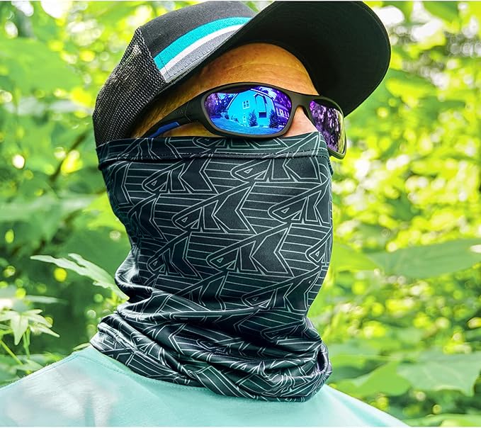 KastKing Sol Armis Neck Gaiter - UPF 50 Face Mask - UV Sun Protection Mask for Men & Women, Fishing, Hiking