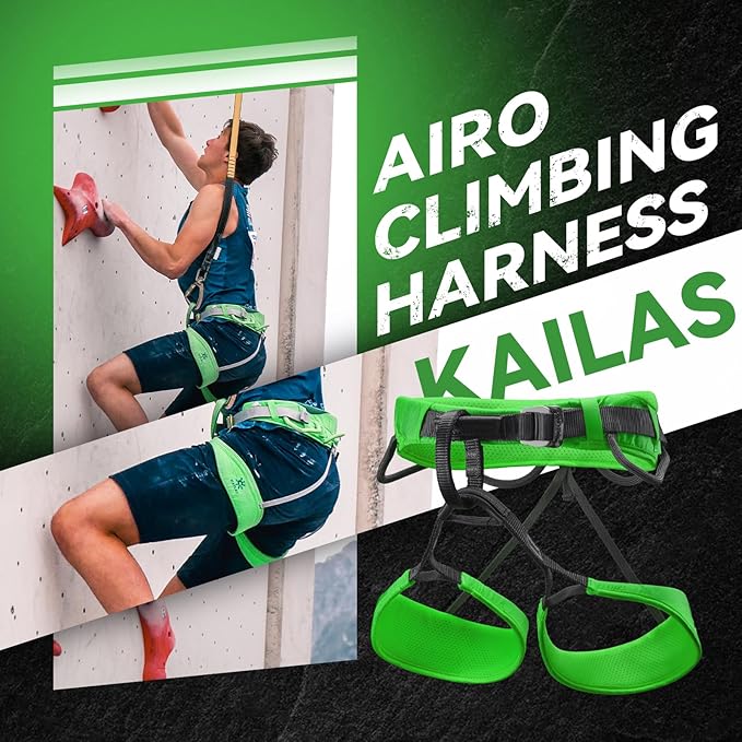 KAILAS Airo Rock Climbing Harness Men Roofing Harnesses Rescue Mountaineering Safety Belt Women Comfortable Lightweight