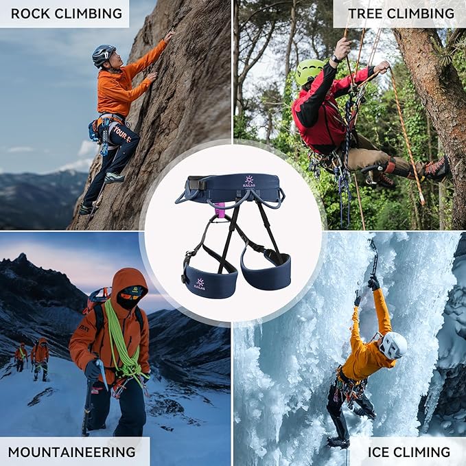 KAILAS B3 Rock Climbing Harness Men Adjustable Roofing Harness Indoor Climbing Rappelling Harness Women Protect Durable