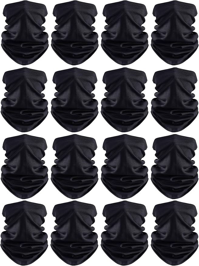 Geyoga Neck Gaiter Bandana Face Mask Summer UV Protection Cooling Breathable Face Mask Neck Scarf Balaclava for Men Women