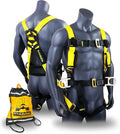 KwikSafety - Charlotte, NC - HURRICANE Safety Harness [3 D-RINGS, BACK SUPPORT] ANSI Tested OSHA Compliant