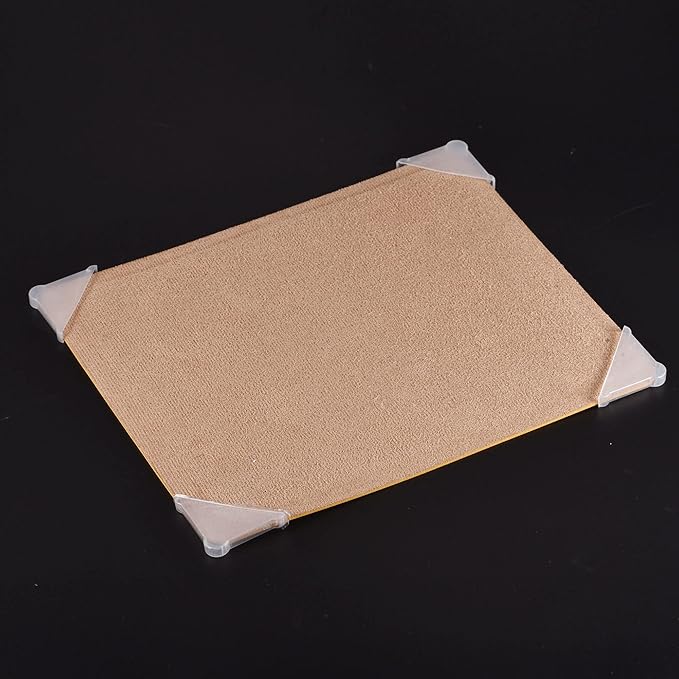 MECCANIXITY PP Corner Protector Triangle 37x4mm for Ceramic, Glass, Metal Sheets Clear Pack of 50
