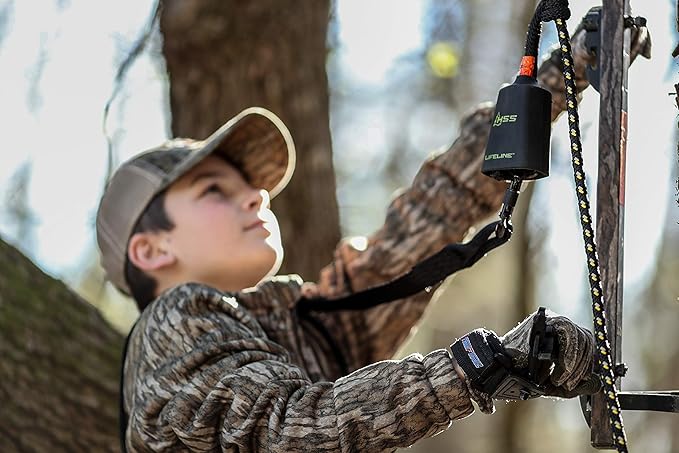 Hunter Safety System Lil’ Treestalker: Youth Safety Harness for Kids, Tree Stand Fall Protection, Shock-Absorbing Tether