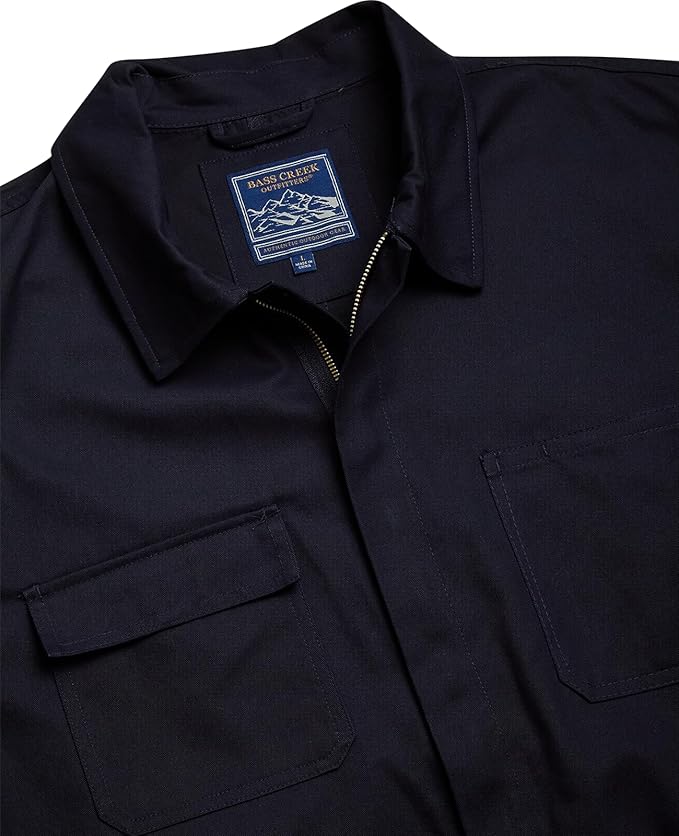 Bass Creek Outfitters Mens Coveralls - Heavy Duty Duck Canvas Short Sleeve Workwear Insulated Coveralls for Men