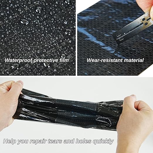 CHUANGSEED Underbelly Tape 6 Inch x 50 Feet - Heavy Duty Automotive Underbody Repair Tape, Waterproof & Durable, Perfect for Car, Truck, Boat & RV Protection, Weather-Resistant, Easy to Apply