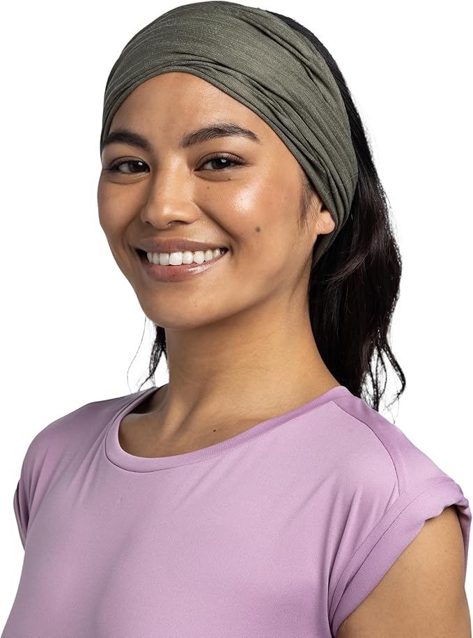 Buff CoolNet UV Neck Gaiter, UPF 50 Sun Protection, Breathable, Versatile, Quick Dry Face Mask, Solid Colors, Adult Size